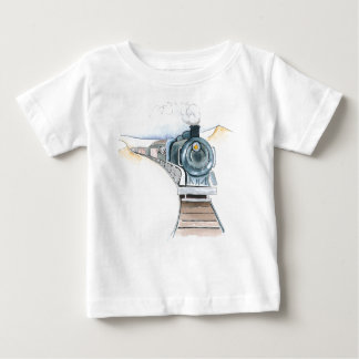 Camiseta Para Bebê Criança de trem da China T
