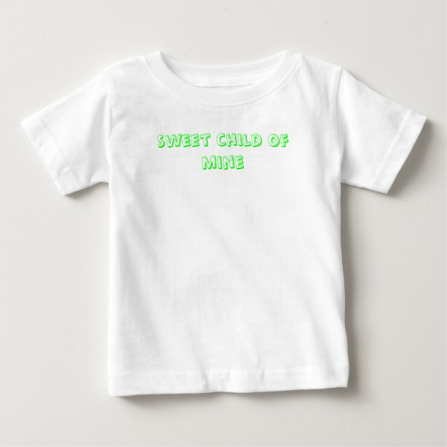 Camiseta Para Bebê criança doce do sleepsuit da mina (Frente)