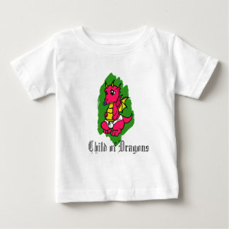 Camiseta Para Bebê Criança dos dragões