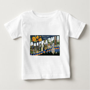 Camiseta Para Bebê Cumprimentos de Califórnia!