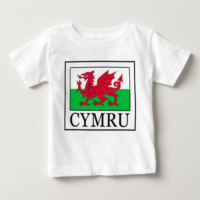 Camiseta Para Bebê Cymru (Frente)