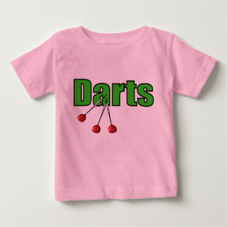 Camiseta Para Bebê Dardos com 3 dardos