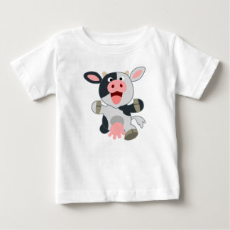 Camiseta para bebê de desenho animado e bonito