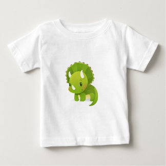 Camiseta Para Bebê desenhos animados bonitos do dinossauro do bebê