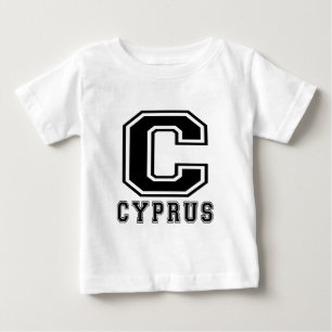 Camiseta Para Bebê Design de Chipre