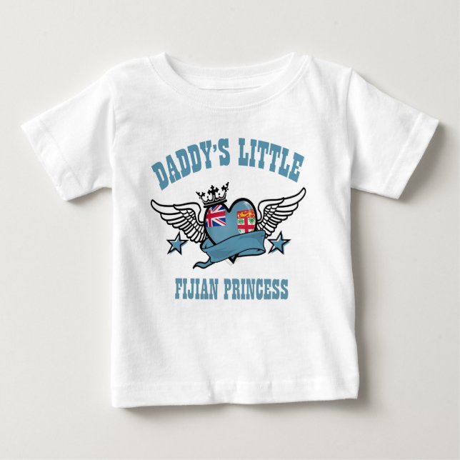 Camiseta Para Bebê designs da princesa fijiana (Frente)