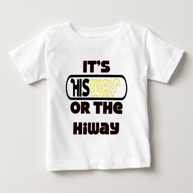 Camiseta Para Bebê Deus é cristão (Frente)