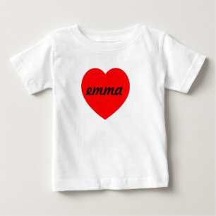 Camiseta Para Bebê Dia dos namorados