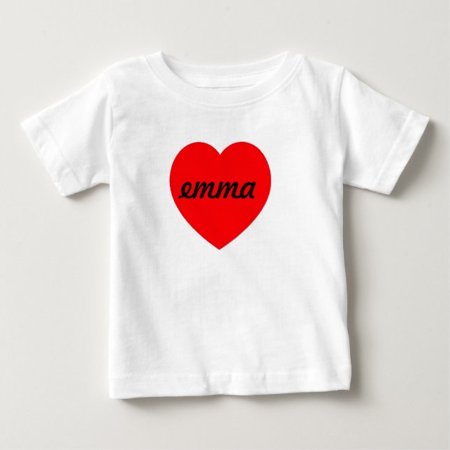 Camiseta Para Bebê Dia dos namorados (Frente)