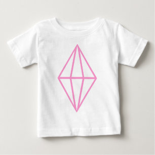 Camiseta Para Bebê Diamante