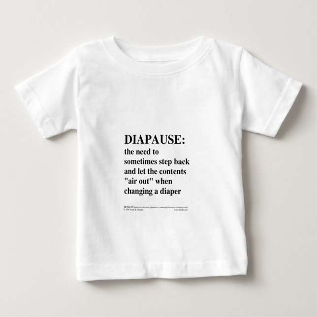 CAMISETA PARA BEBÊ DIAPAUSE (Frente)