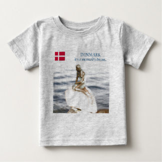 Camiseta Para Bebê dinamarca