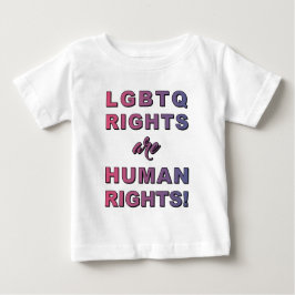 CAMISETA PARA BEBÊ DIREITOS LGBTQ...