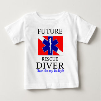 Camiseta Para Bebê diver_pai futuro