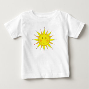 Camiseta Para Bebê Diversão Sun Ruffle Toddler Dress
