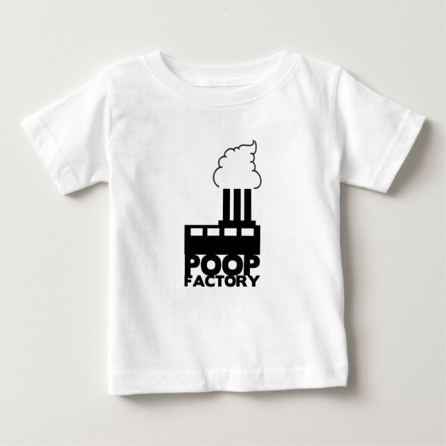 Camiseta Para Bebê Do "camisa infantil engraçada da fábrica (Frente)