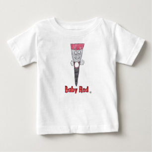 Camiseta Para Bebê Dos contos vermelhos da cidade da pintura do bebê