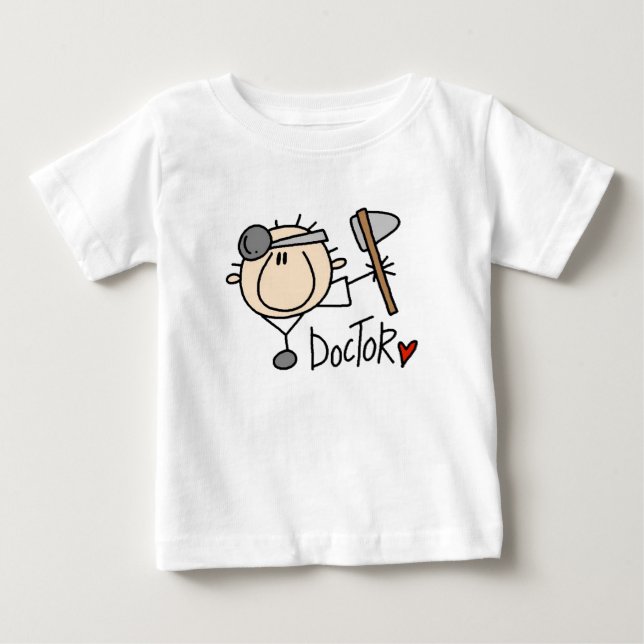Camiseta Para Bebê Doutor (Frente)