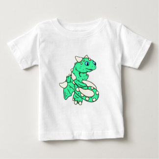 Camiseta Para Bebê Dragão verde da hortelã por Carrie Michael