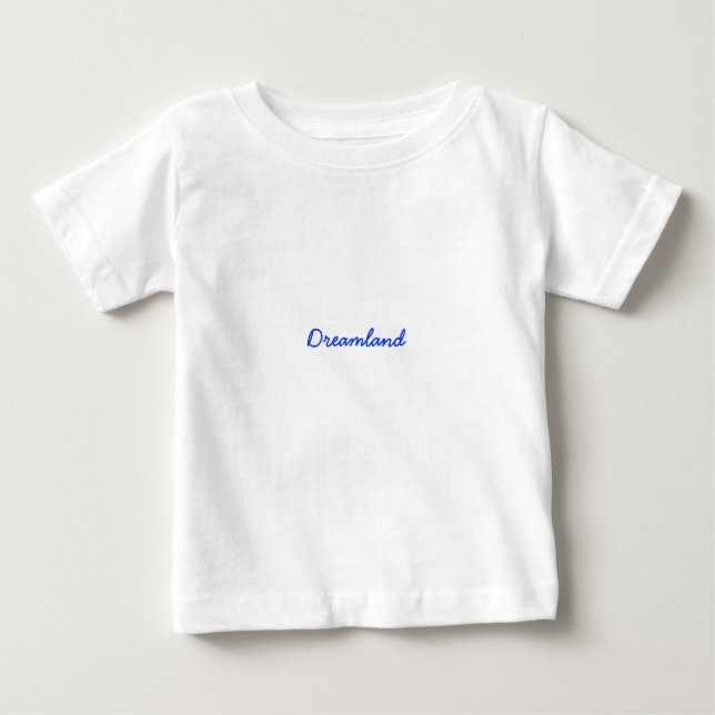 Camiseta Para Bebê Dreamland (Frente)