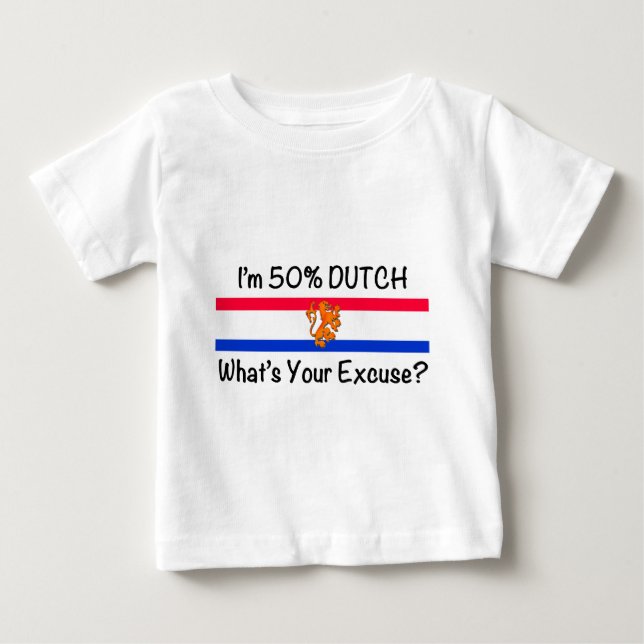 Camiseta Para Bebê Dutch de 50% (Frente)