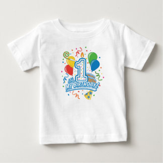 Camiseta Para Bebê É o meu aniversário! Um Ano, Toddler Tee