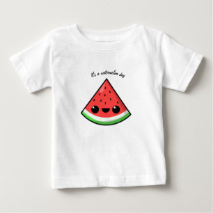 CAMISETA PARA BEBÊ É UM DIA DE ÁGUA, O TOPO DO GAROTO
