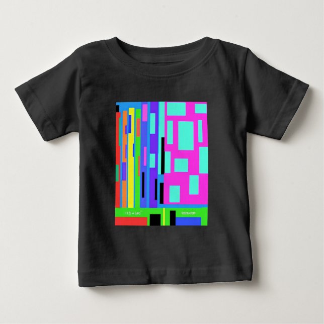 Camiseta Para Bebê Edifício HI54GEO™ Geo (Frente)
