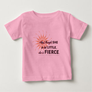 Camiseta Para Bebê Ela É Feroz - Burst