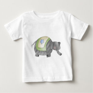 Camiseta Para Bebê Elefante do circo