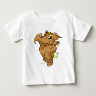 Camiseta Para Bebê Elephante Brown