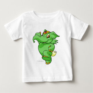 Camiseta Para Bebê Elephante Green