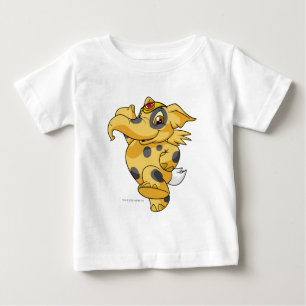 Camiseta Para Bebê Elephante manchou
