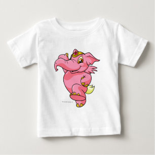 Camiseta Para Bebê Elephante Pink