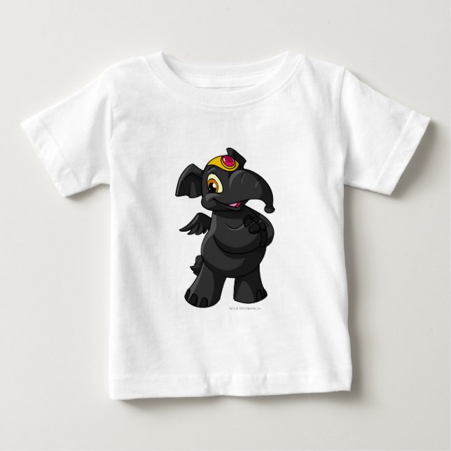 Camiseta Para Bebê Elephante Shadow (Frente)