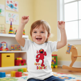 Camiseta Para Bebê Elmo | Dança feliz