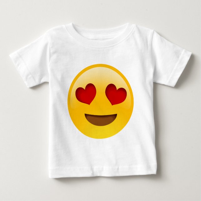 Camiseta Para Bebê Emoji (Frente)