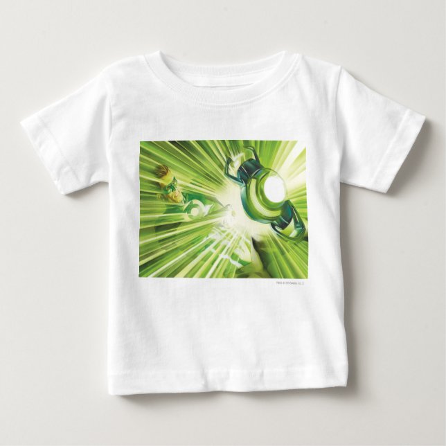 Camiseta Para Bebê Energia Lanterna Verde (Frente)
