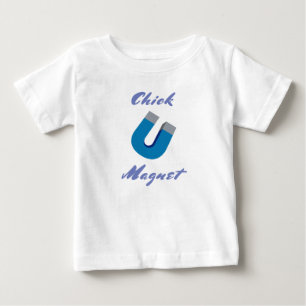 Camiseta Para Bebê Engraçado, Pintinho Magnet.