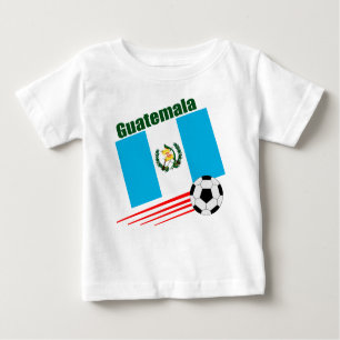 Camiseta Para Bebê Equipe de futebol de Guatemala