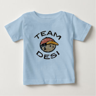 Camiseta Para Bebê Equipe Desi