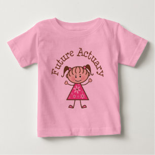 Camiseta Para Bebê Escrivão futuro (bonito)