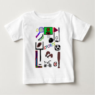 CAMISETA PARA BEBÊ ESPORTES