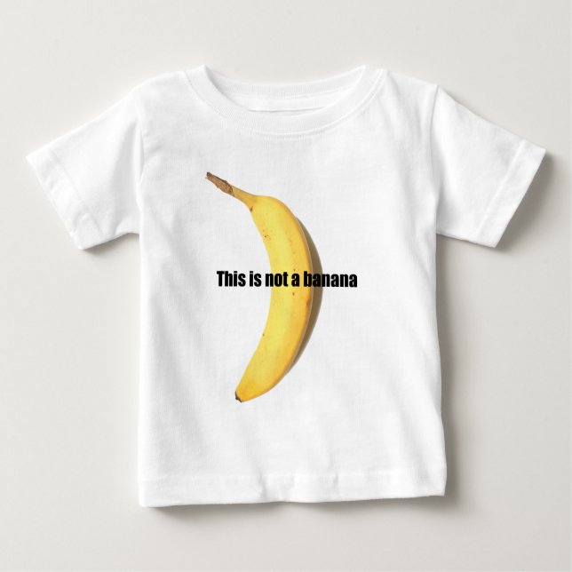 Camiseta Para Bebê Esta não é uma banana (Frente)