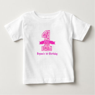 Camiseta Para Bebê Estampa de Guepardo Leopardo Rosa Personalizado pa