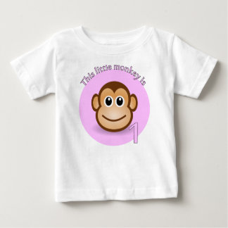 Camiseta Para Bebê Este macaco é 1