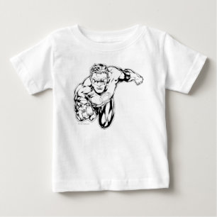 Camiseta Para Bebê Estilo cómico - soe na parte dianteira, preto e