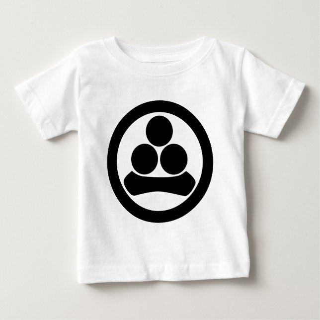 Camiseta Para Bebê Estrela Watanabe em círculo (Frente)