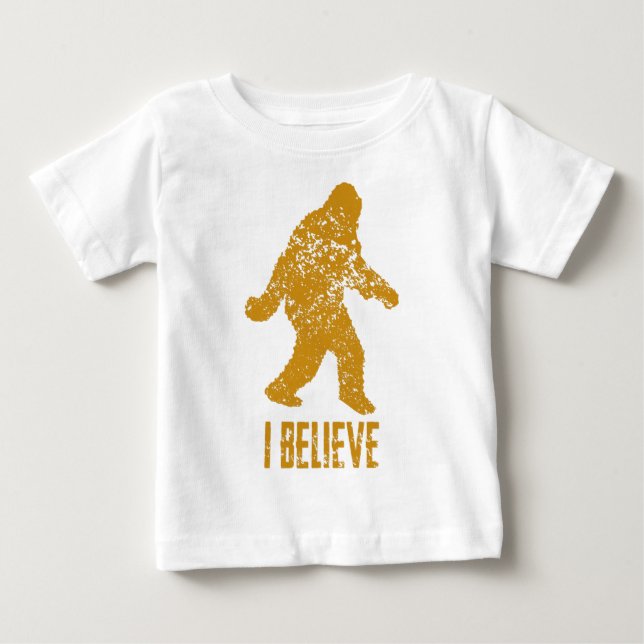 Camiseta Para Bebê Eu acredito (Frente)