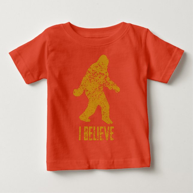 Camiseta Para Bebê Eu acredito (Frente)